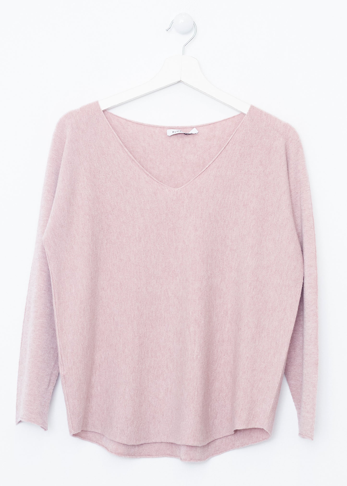 Jersey sin costuras cuello punta