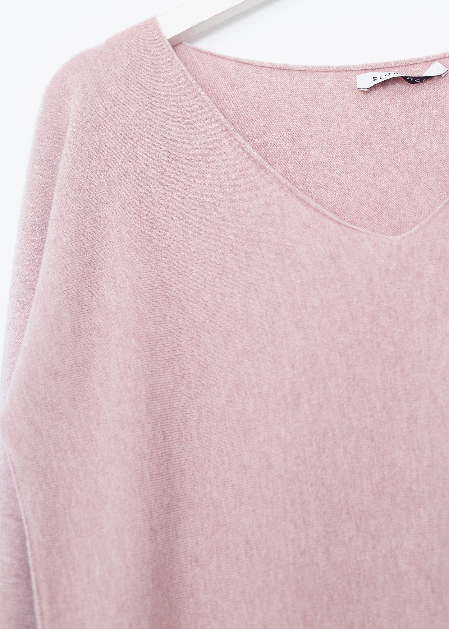 Jersey sin costuras cuello punta