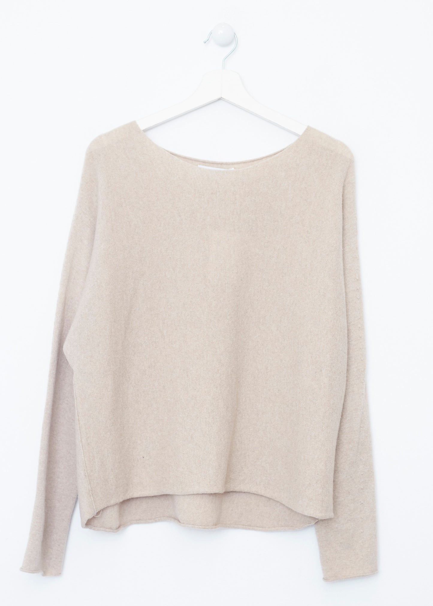 Seamless round neck sweater