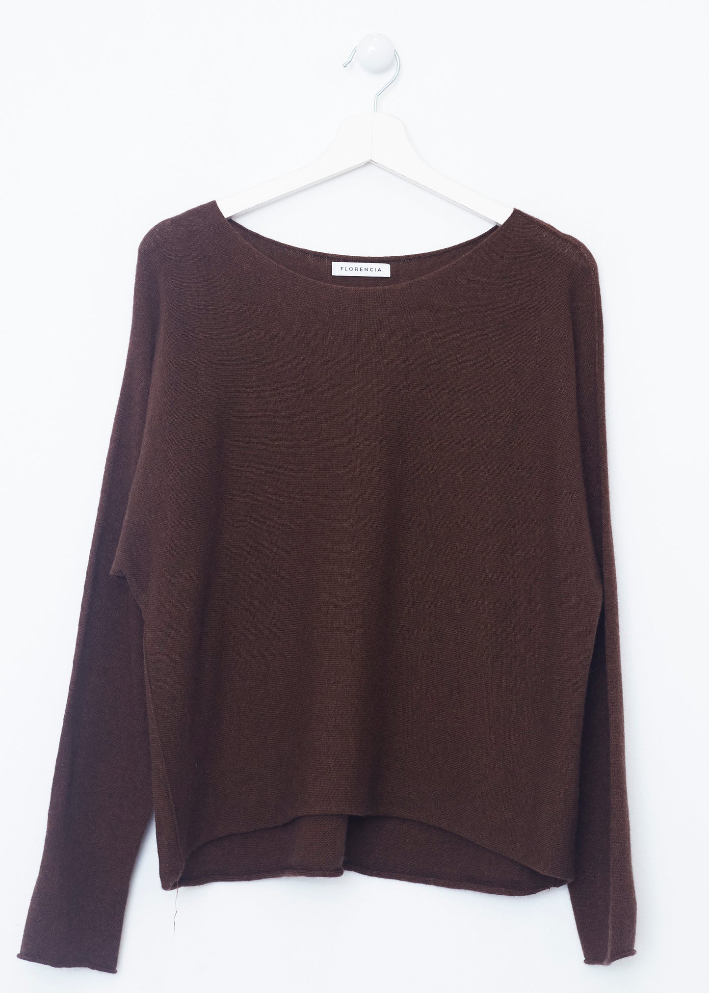 Seamless round neck sweater