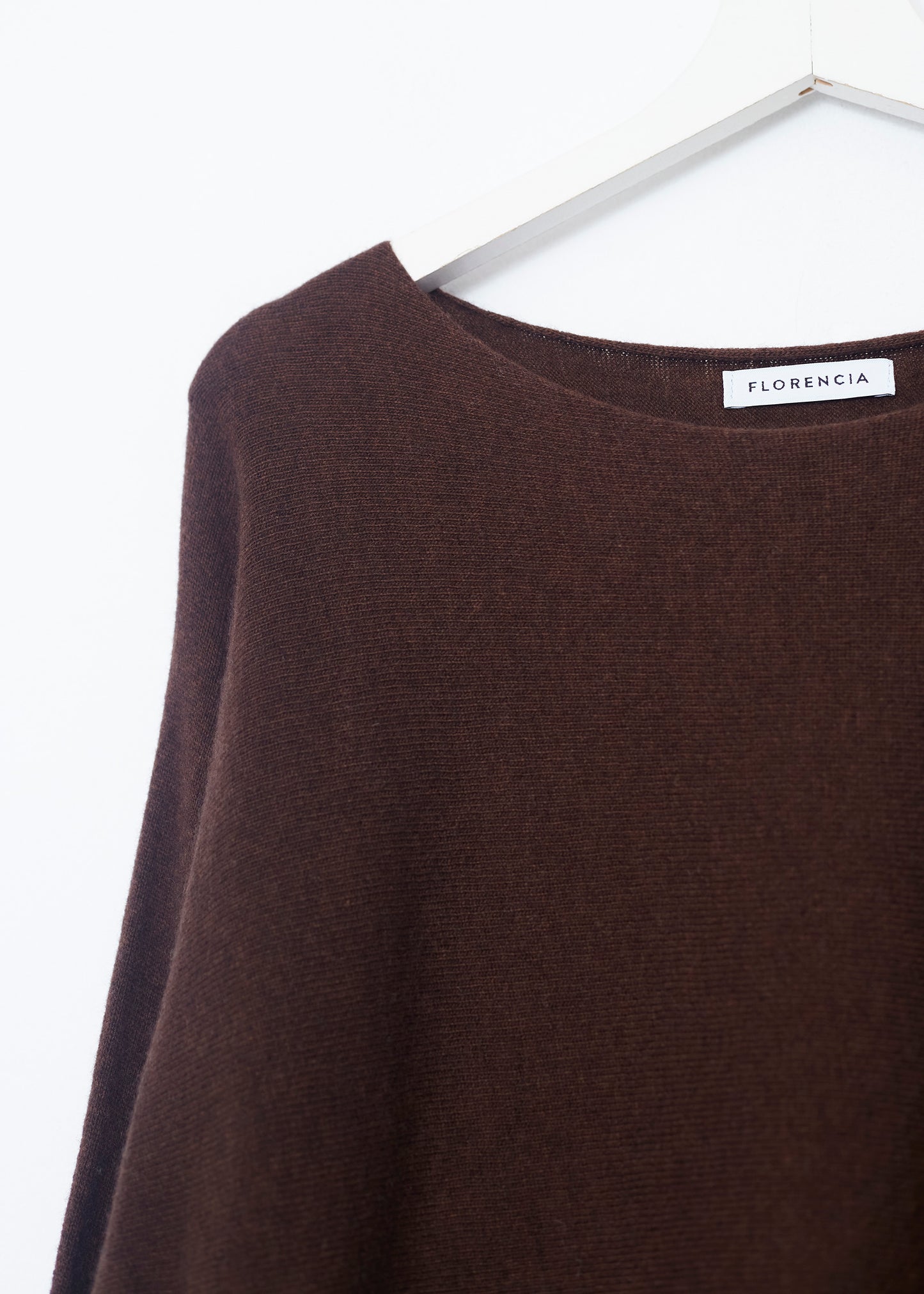 Seamless round neck sweater