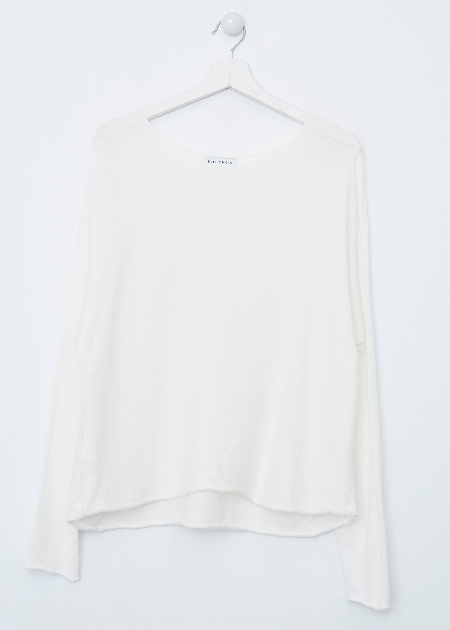 Seamless round neck sweater