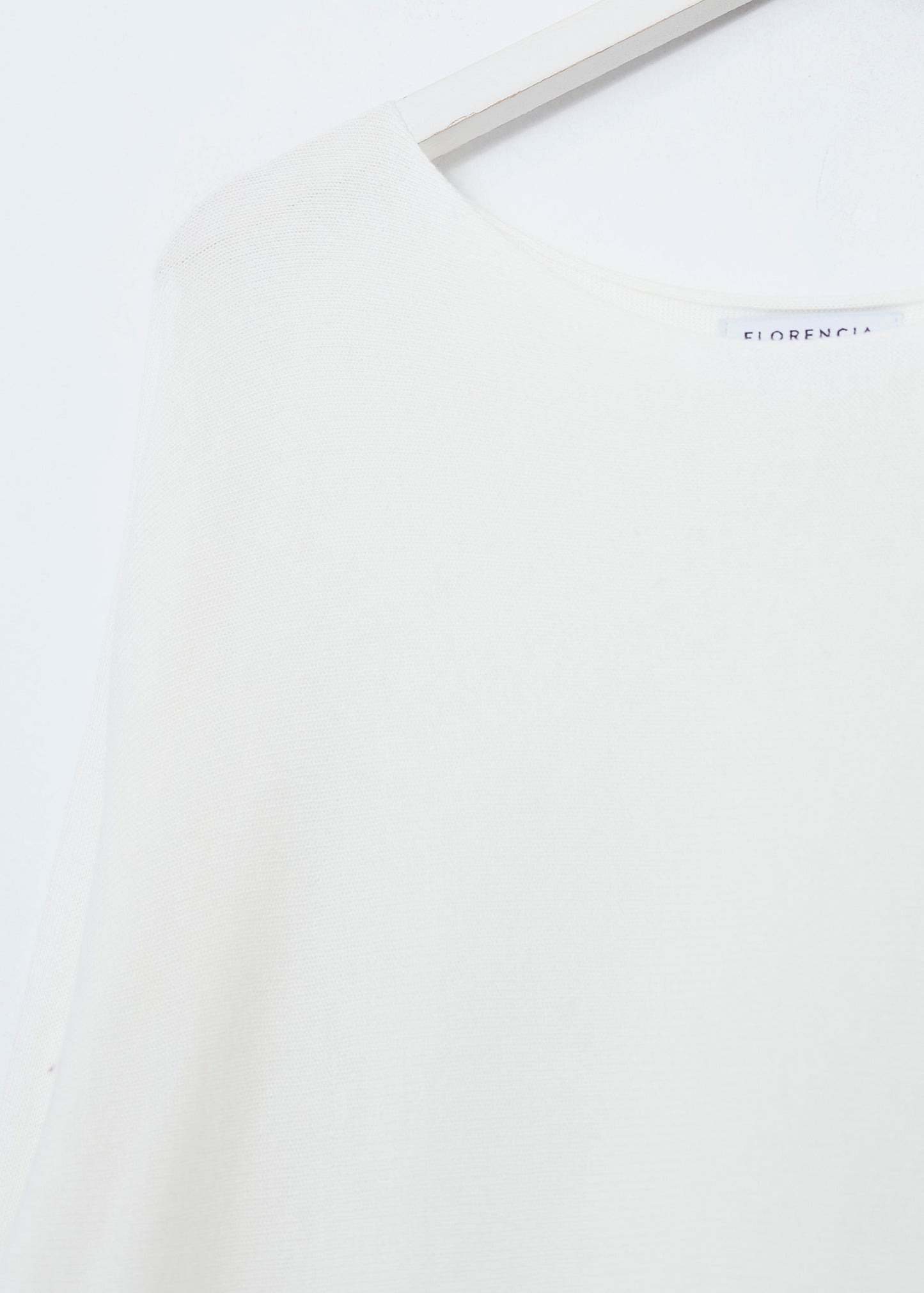 Seamless round neck sweater