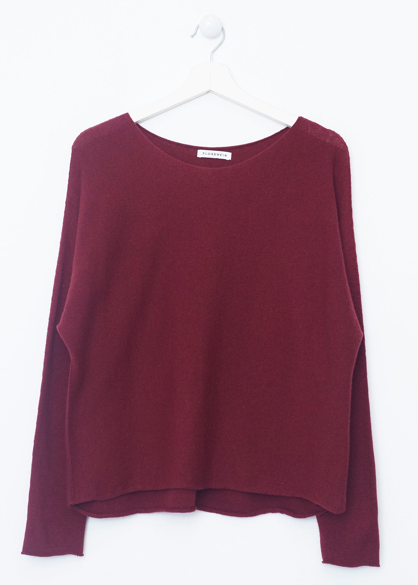 Seamless round neck sweater