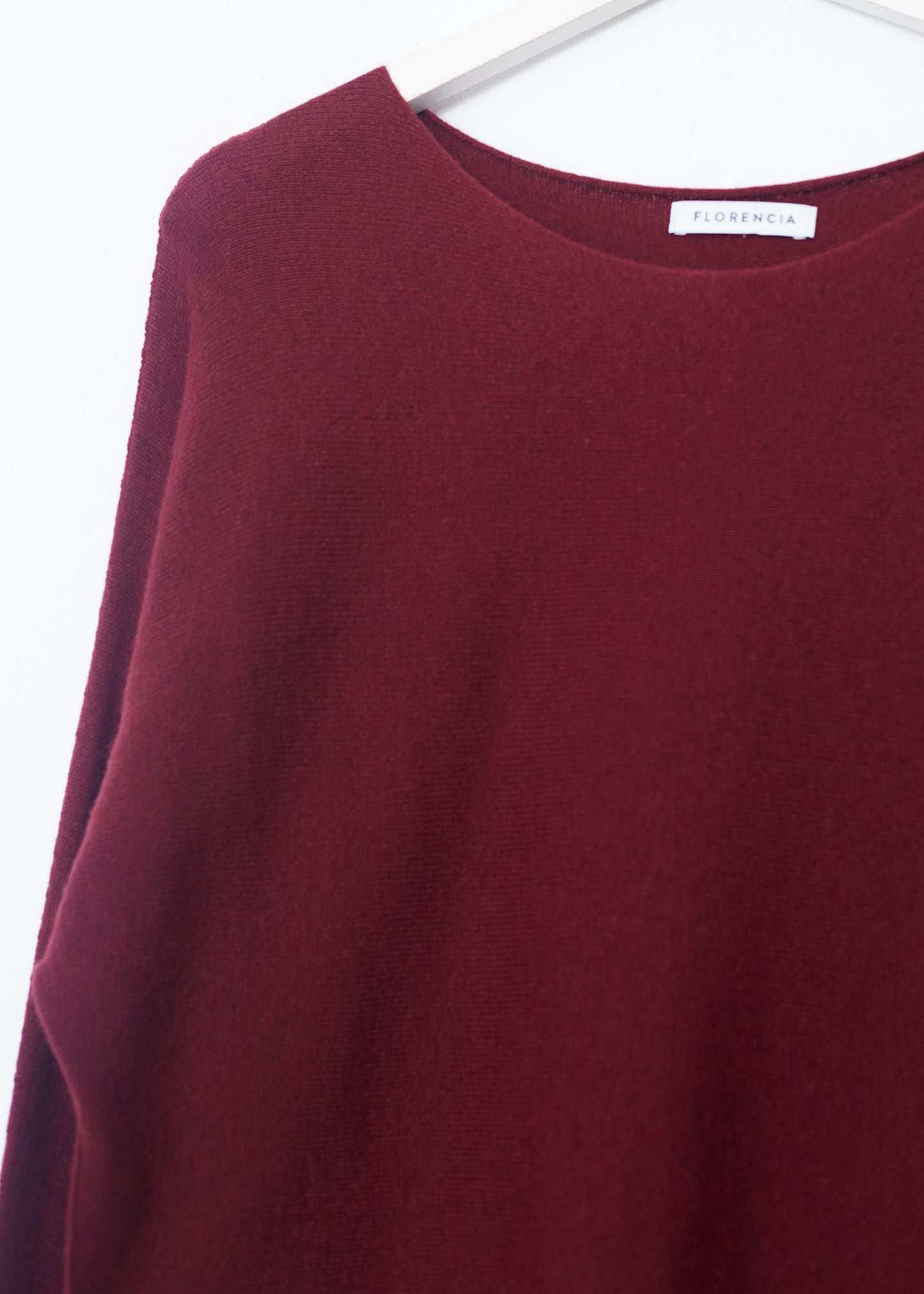 Seamless round neck sweater