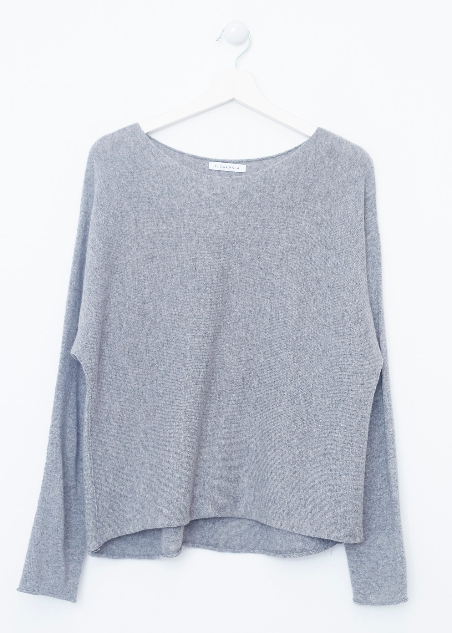 Seamless round neck sweater