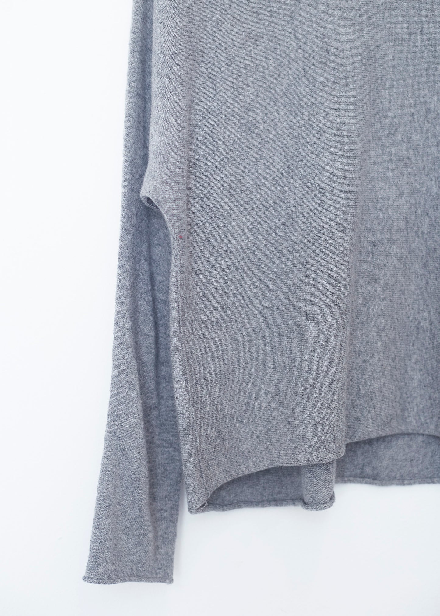 Seamless round neck sweater