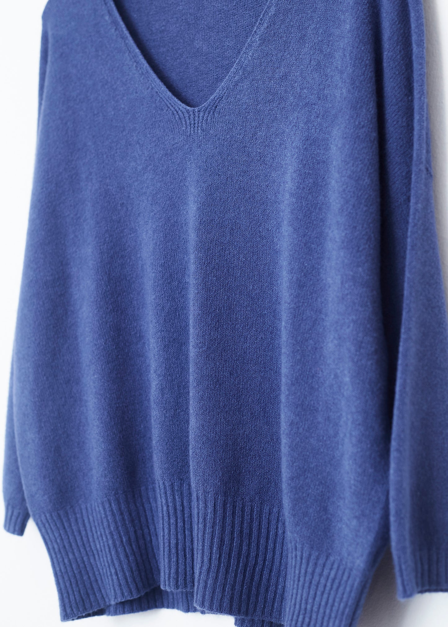 Jersey sin costuras cuello punta