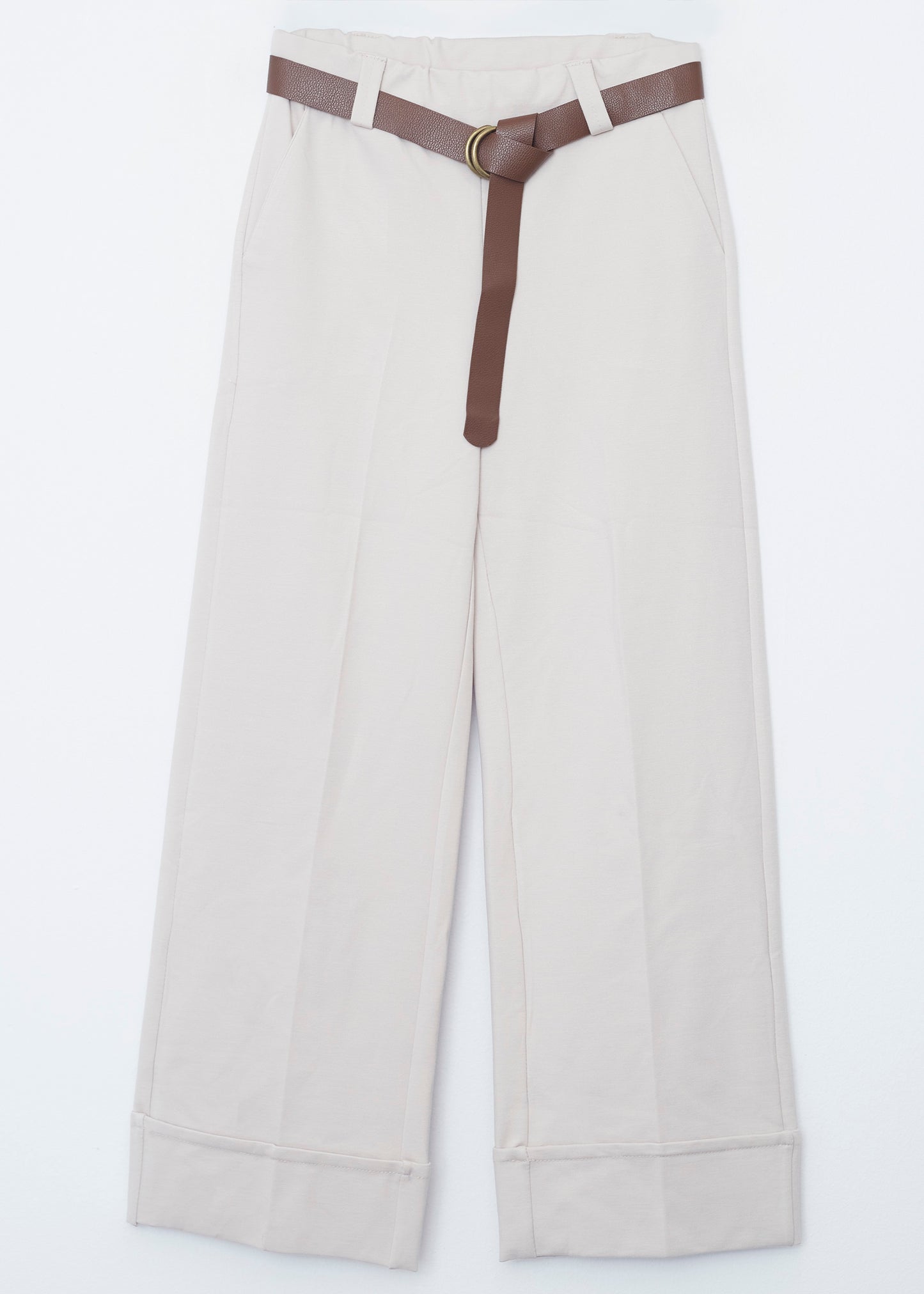 Pantalón wide leg vuelta