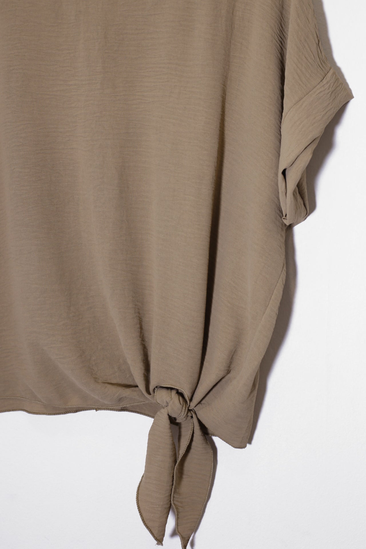 Blusa fluida nudo