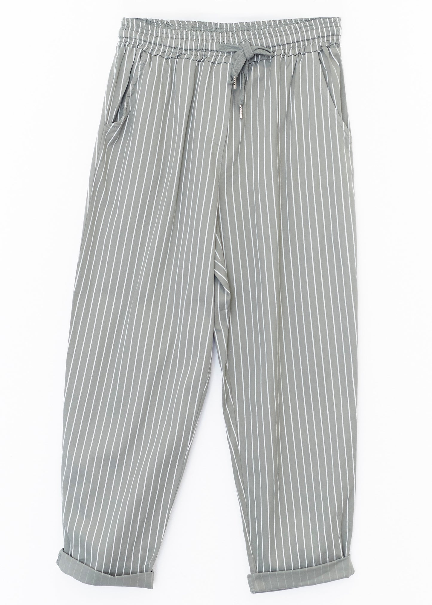 Striped carrot pants
