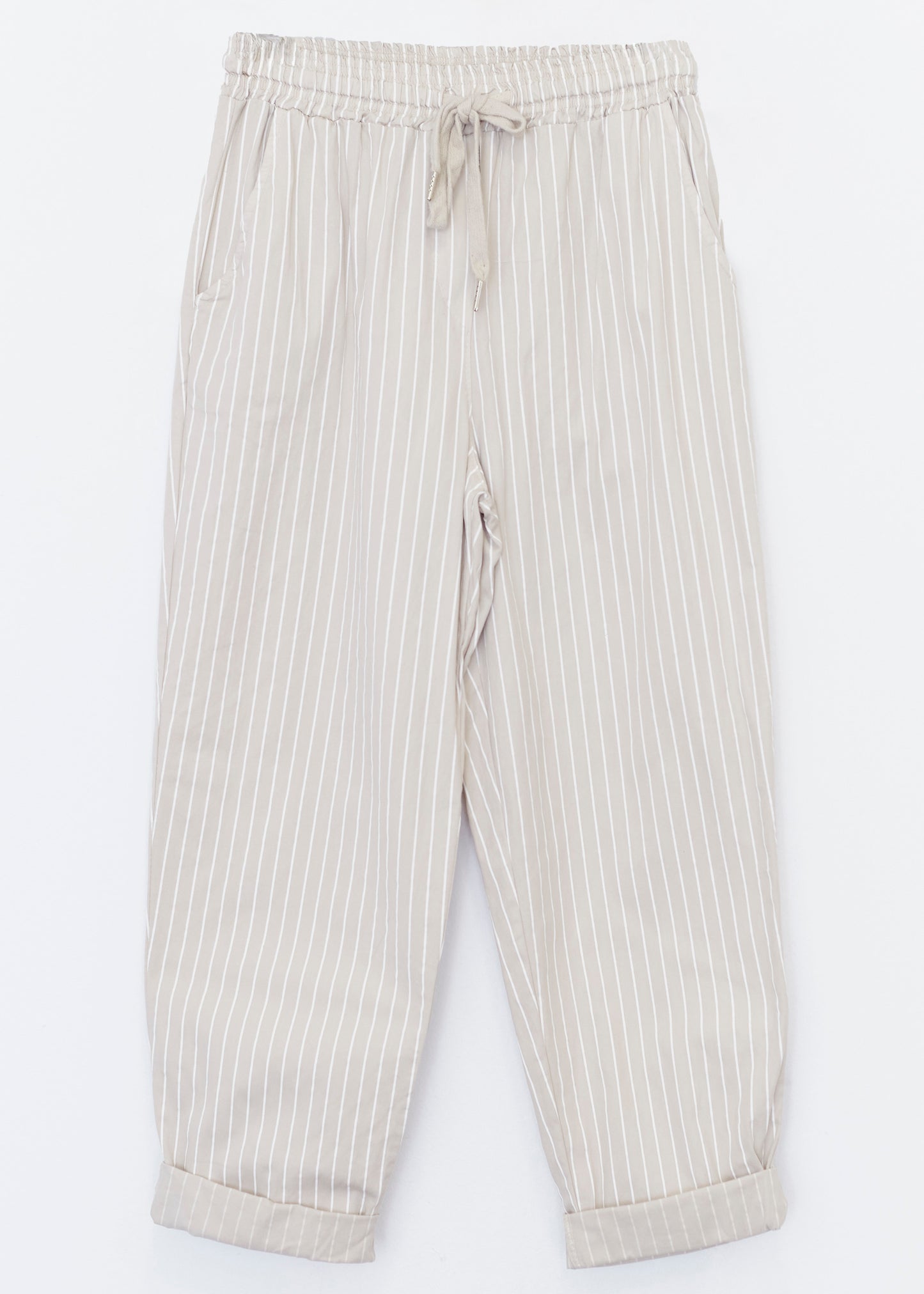 Striped carrot pants