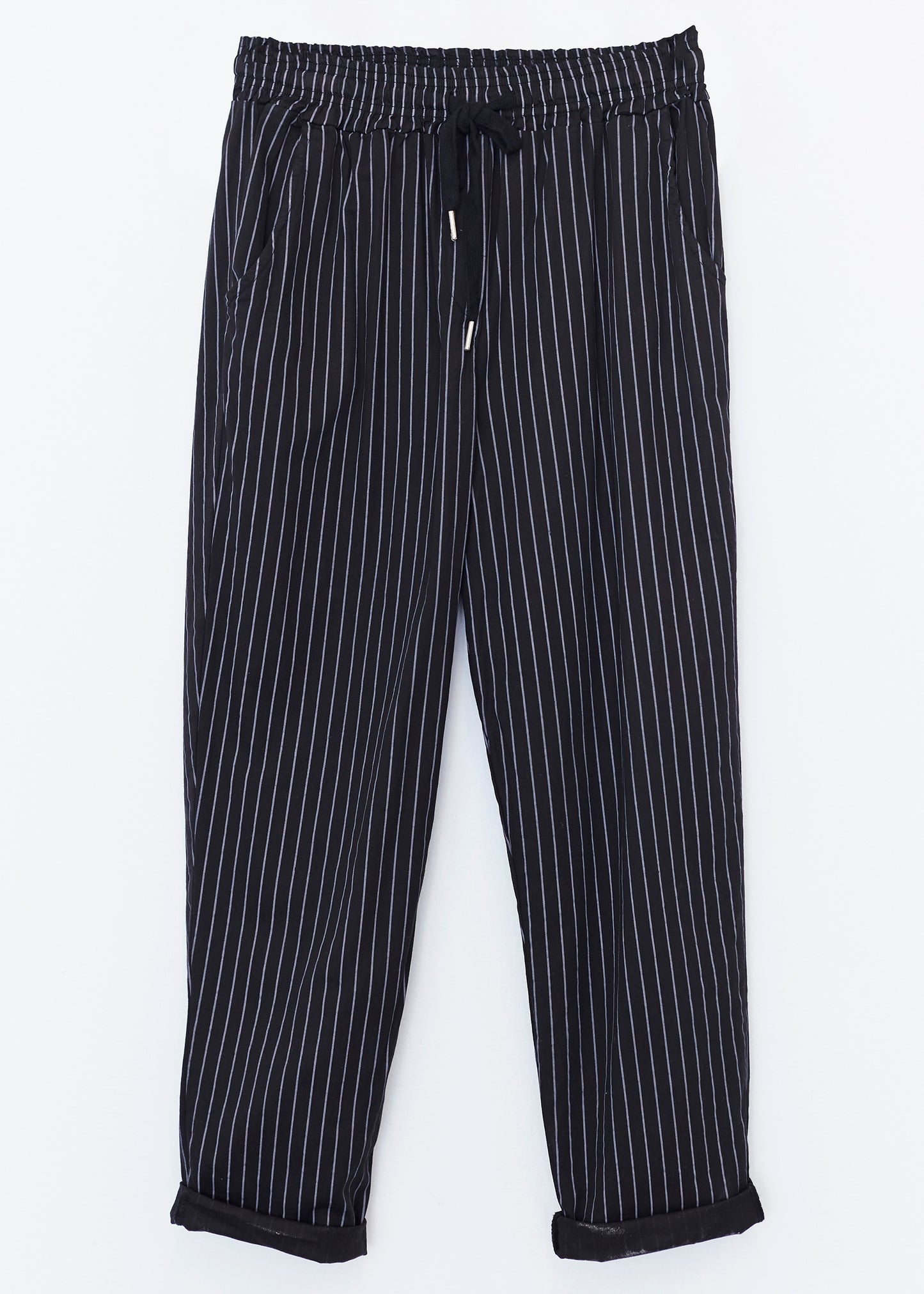 Striped carrot pants