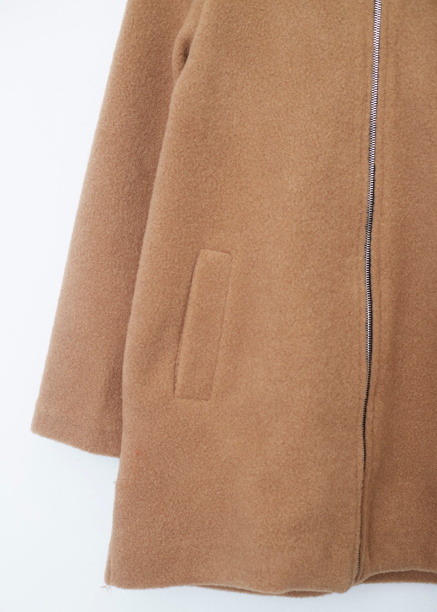 Llama hooded coat