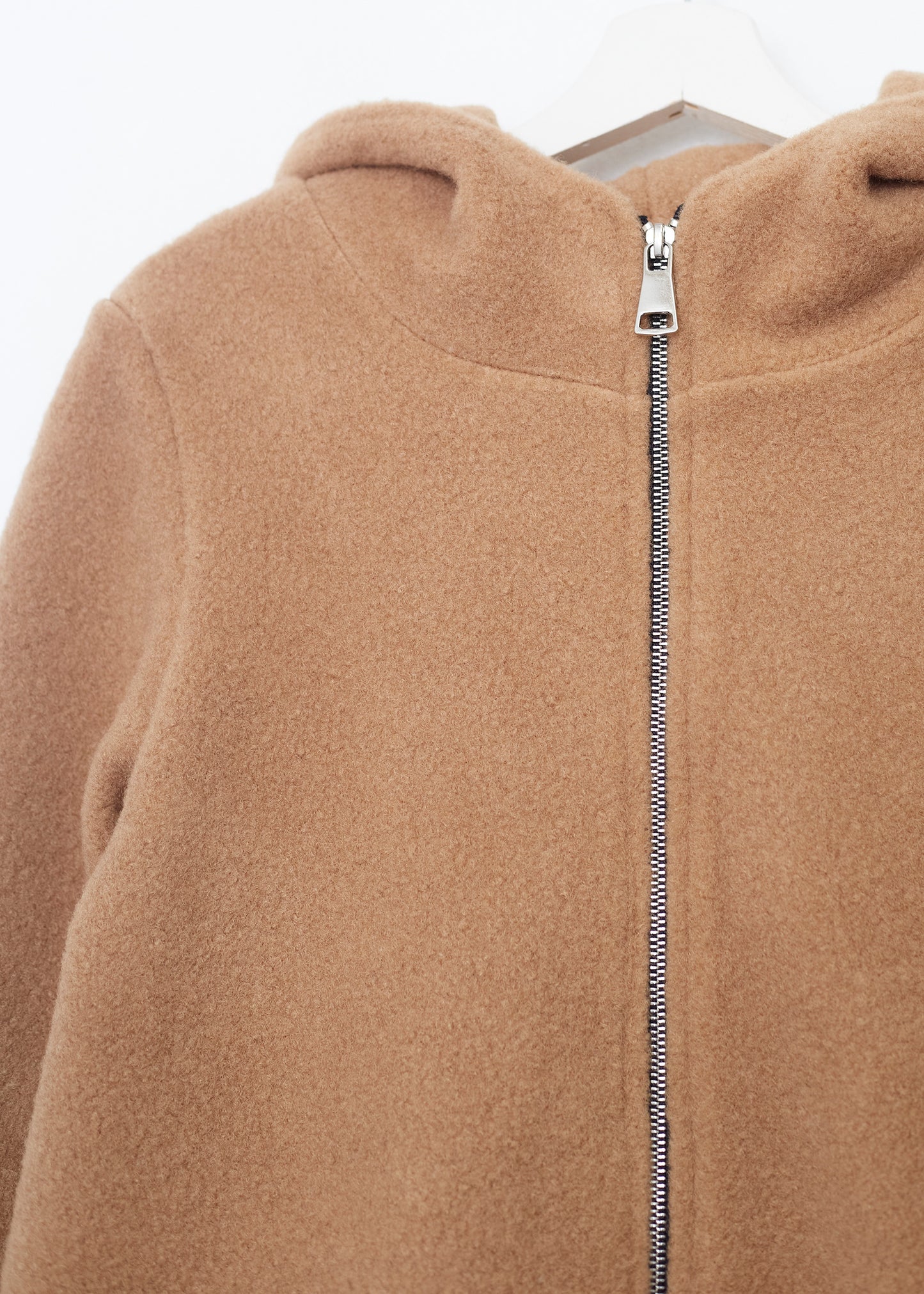Llama hooded coat