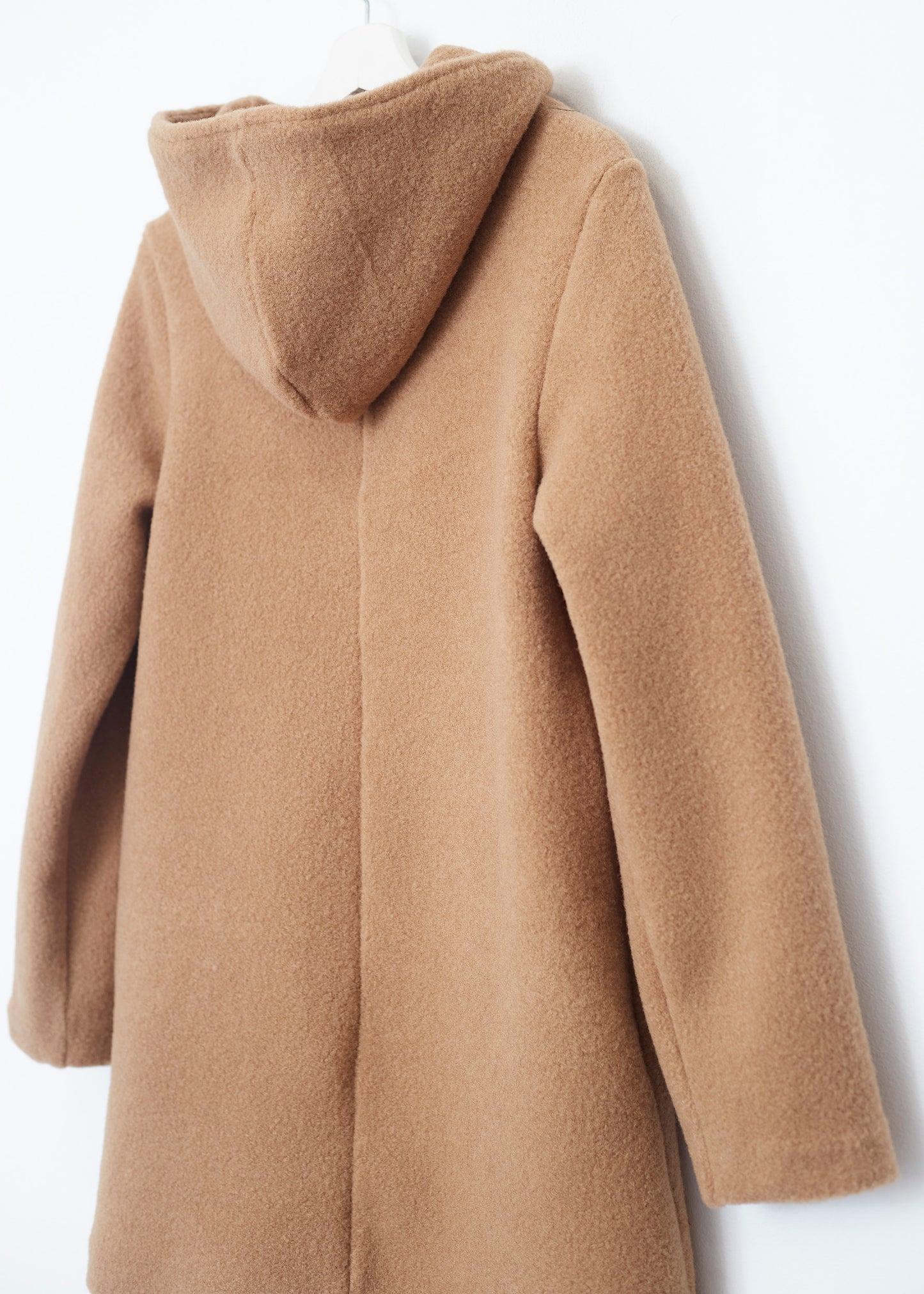 Llama hooded coat