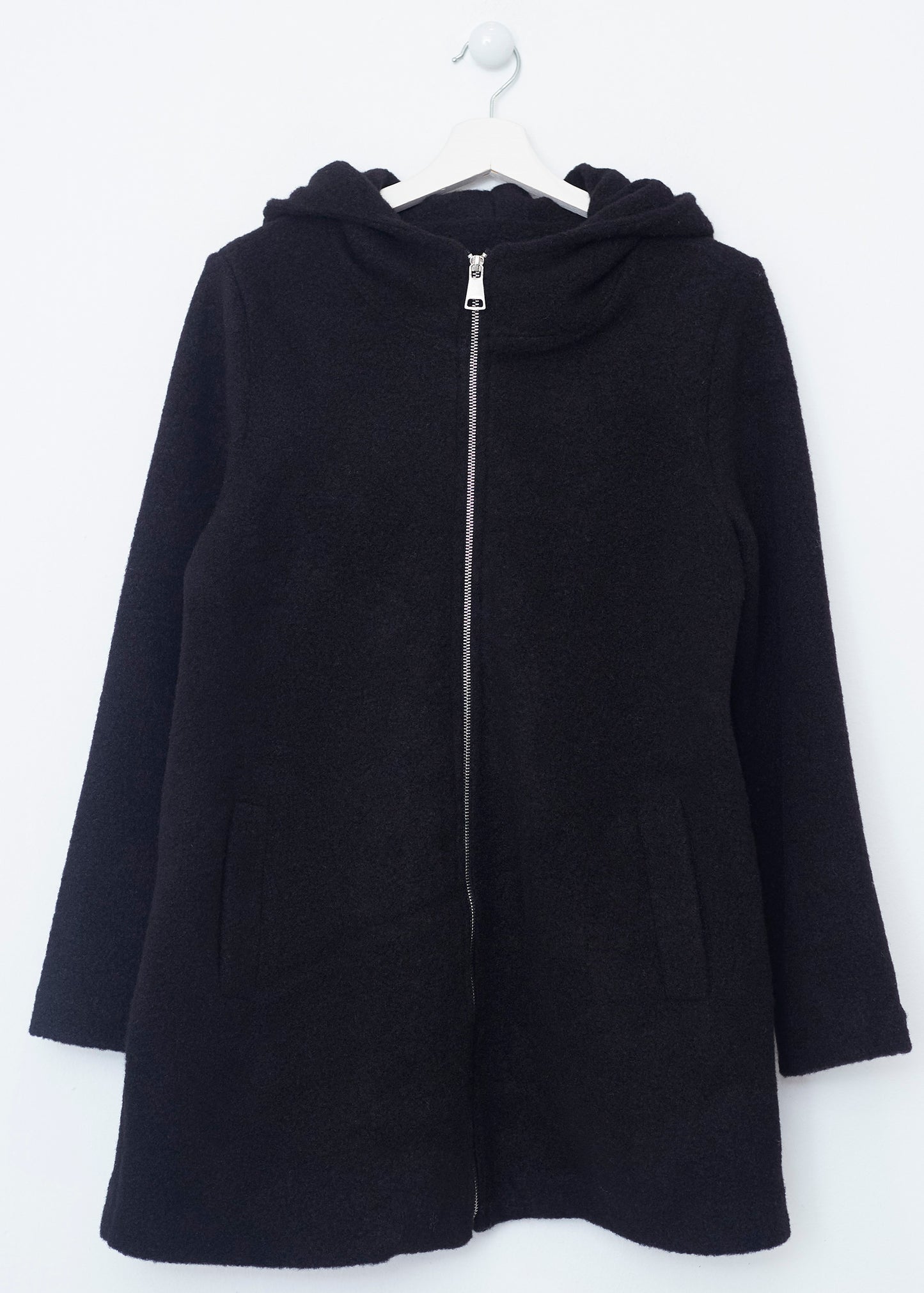 Llama hooded coat