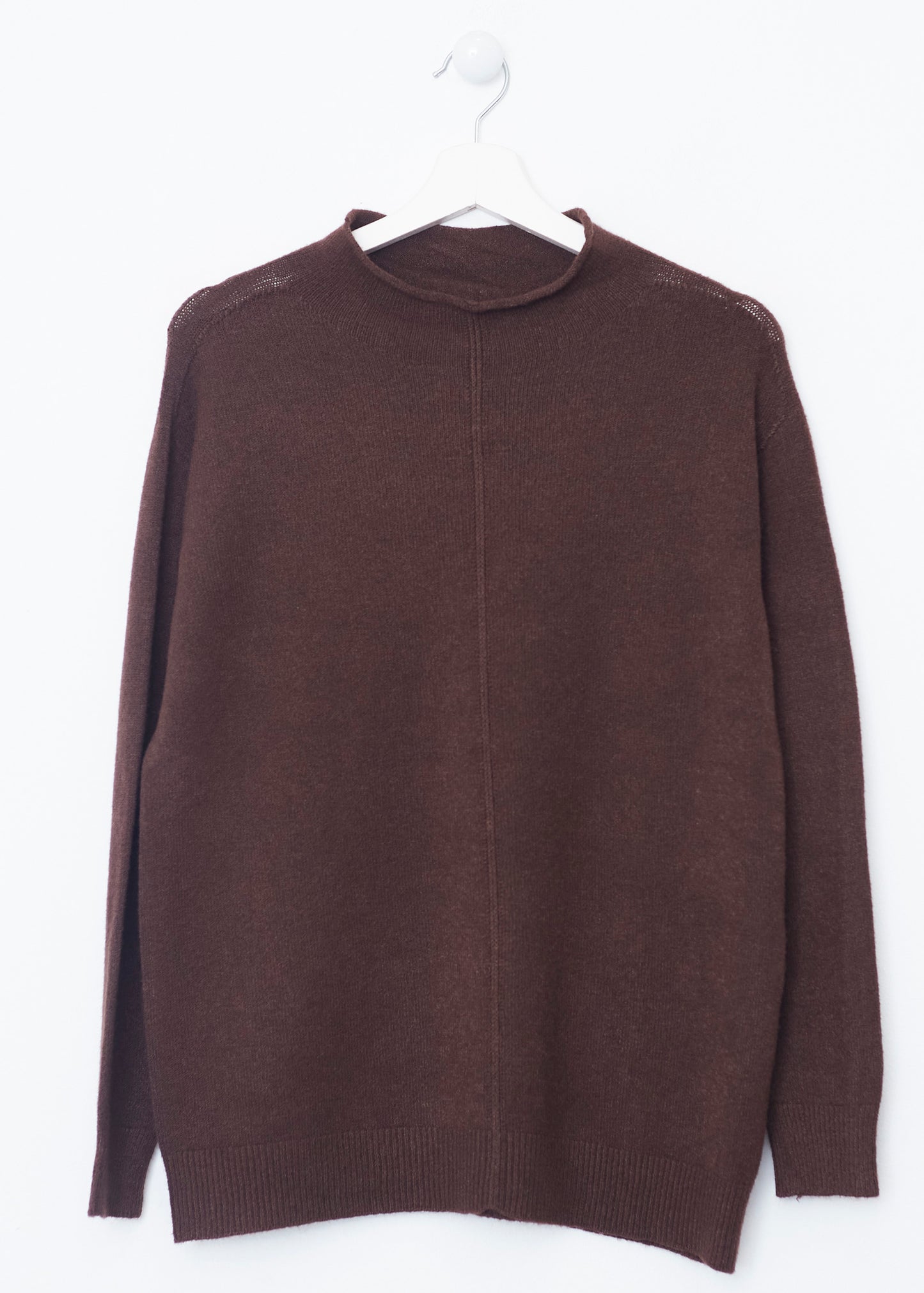 Seamless high neck jersey