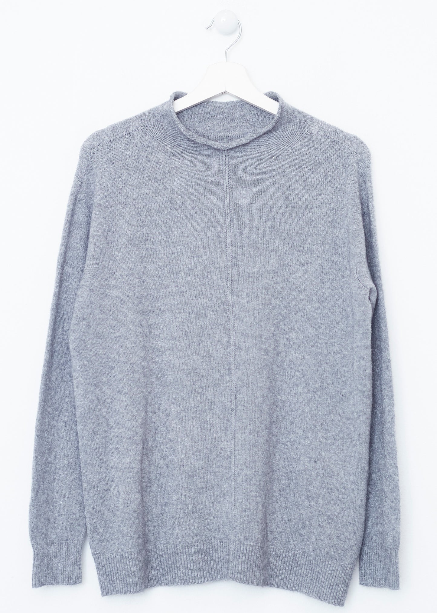Seamless high neck jersey