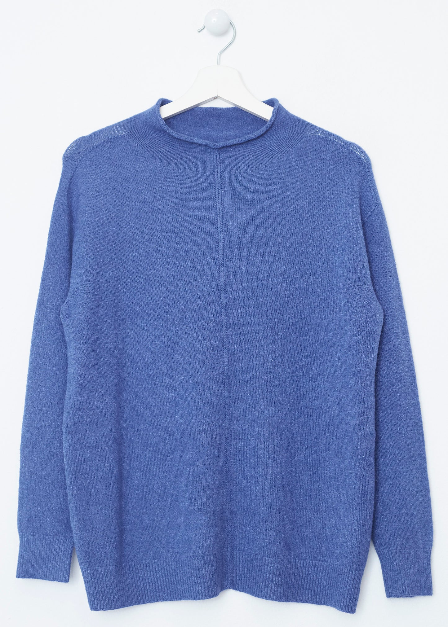 Seamless high neck jersey