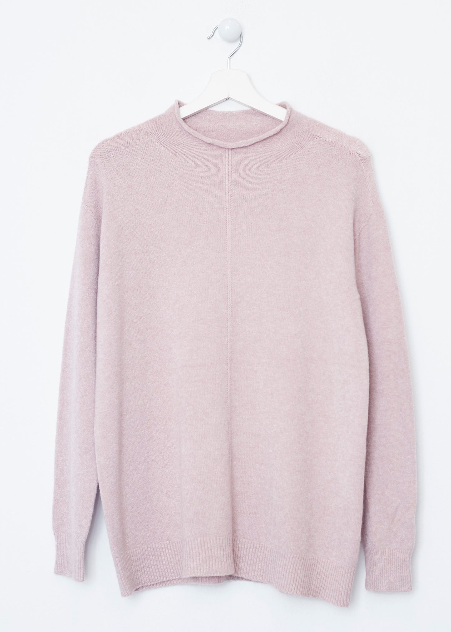 Seamless high neck jersey