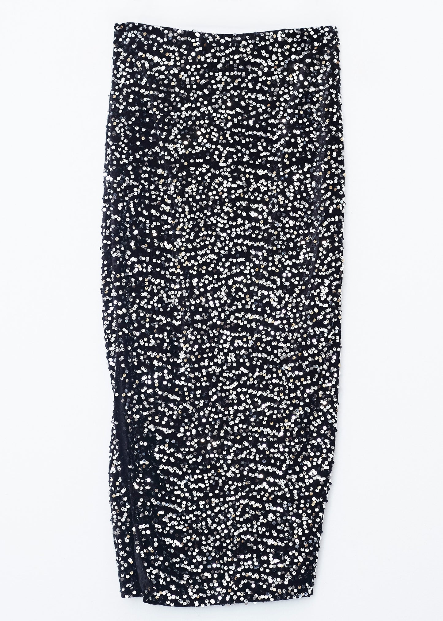 Falda terciopelo paillettes