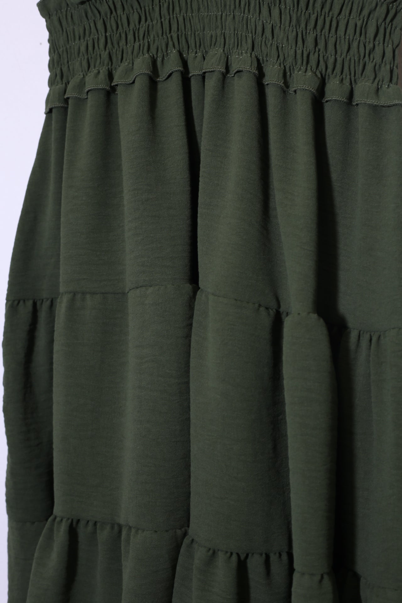 Vestido corto fruncido