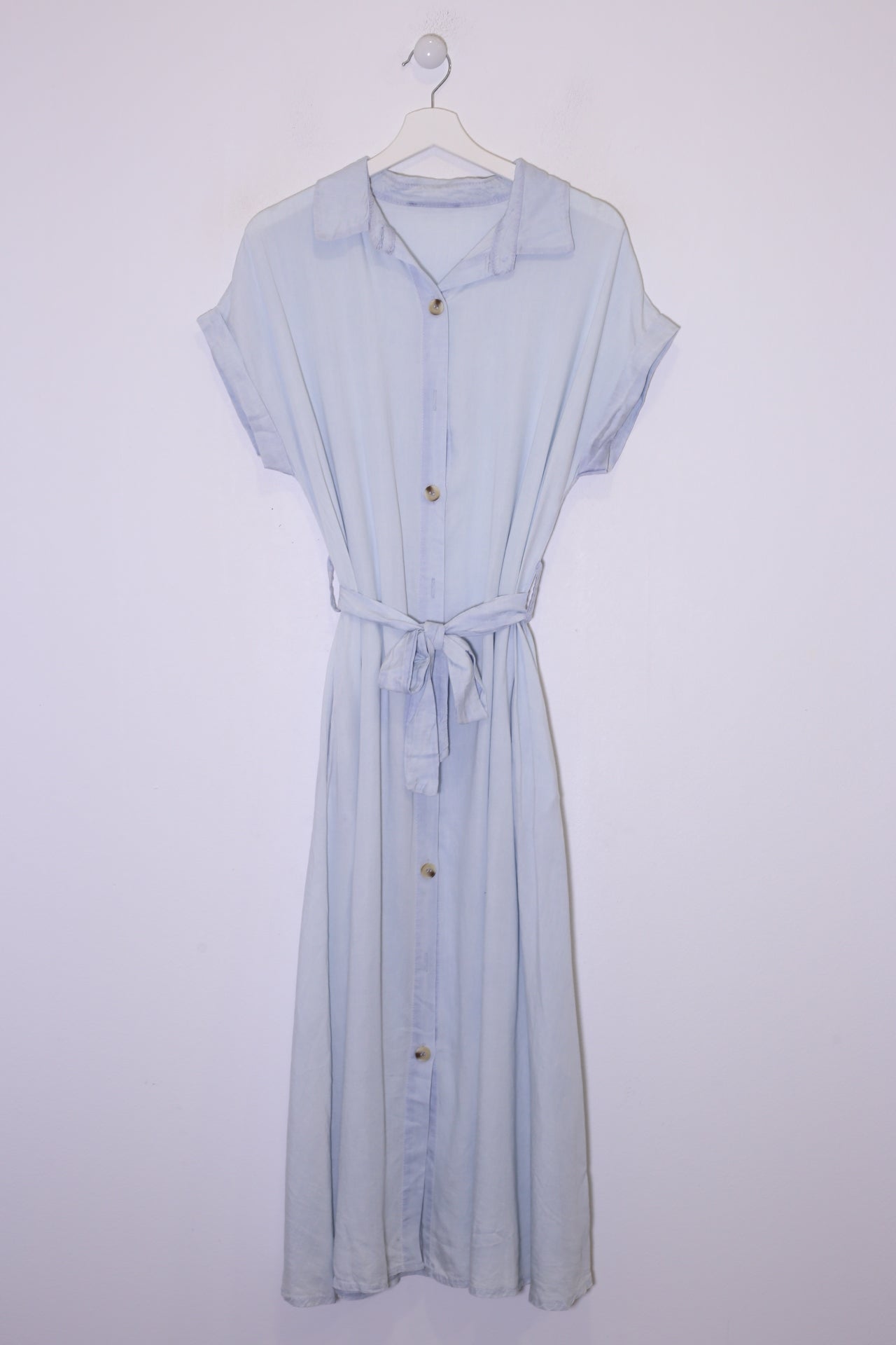 Vestido camisero denim