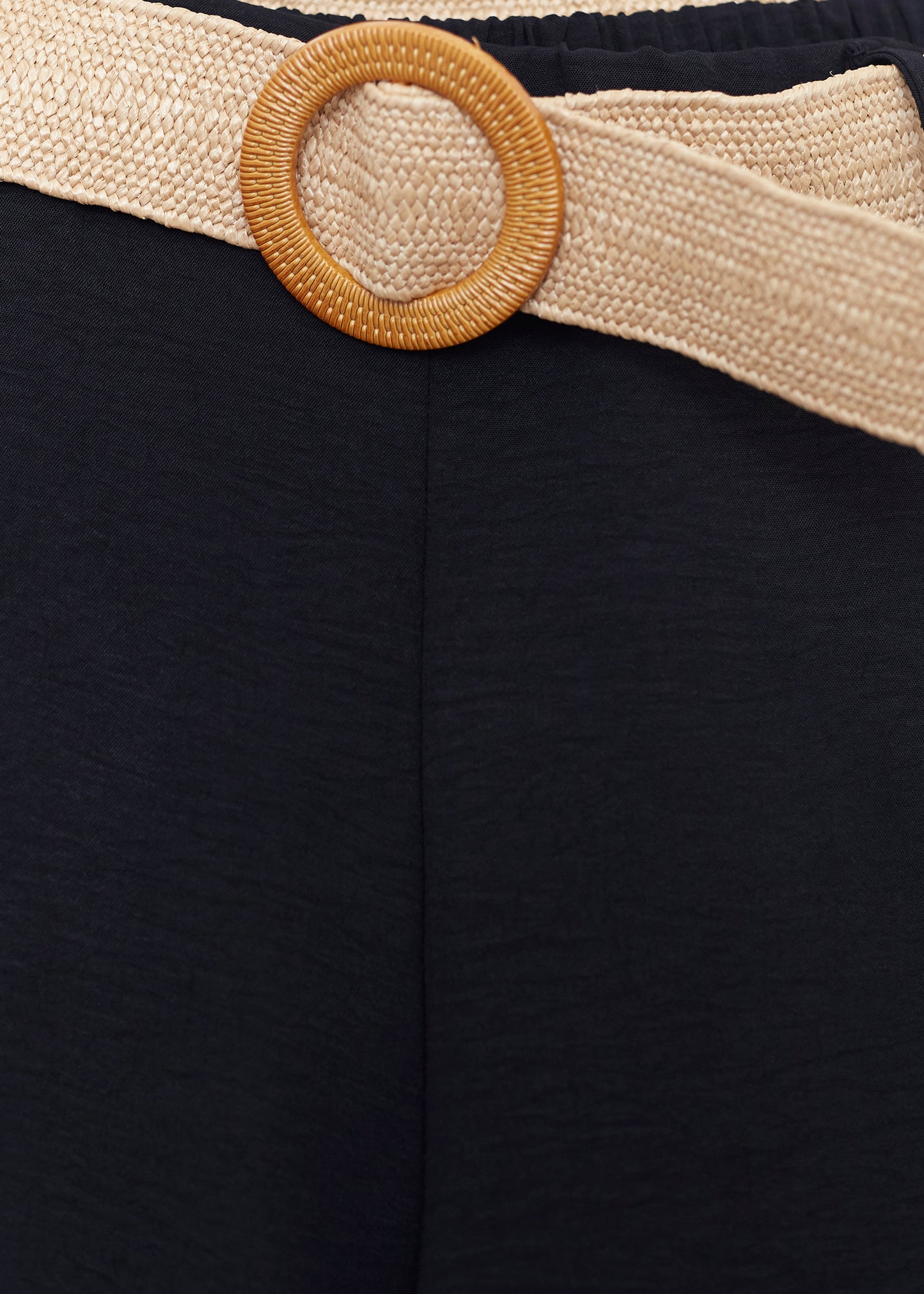 Flowy trousers with belt