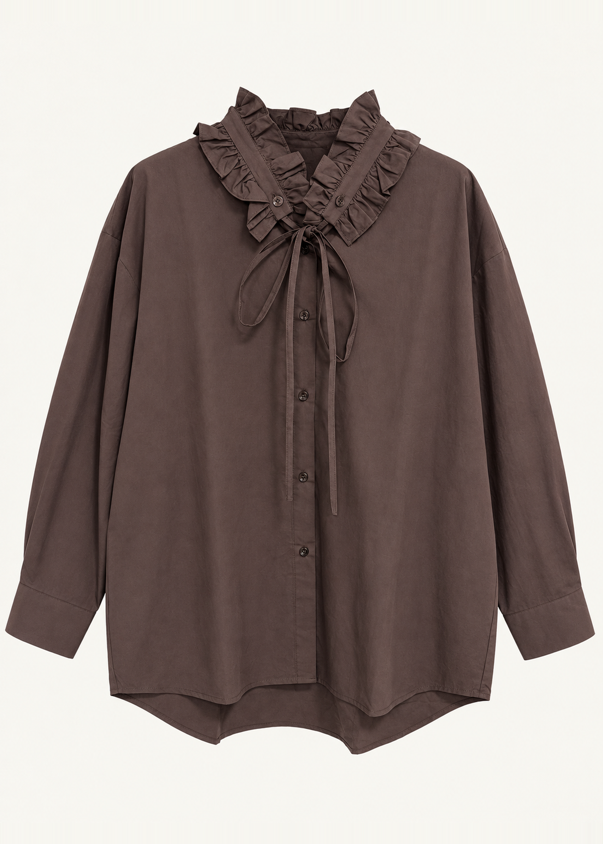 Camisa cuello volante