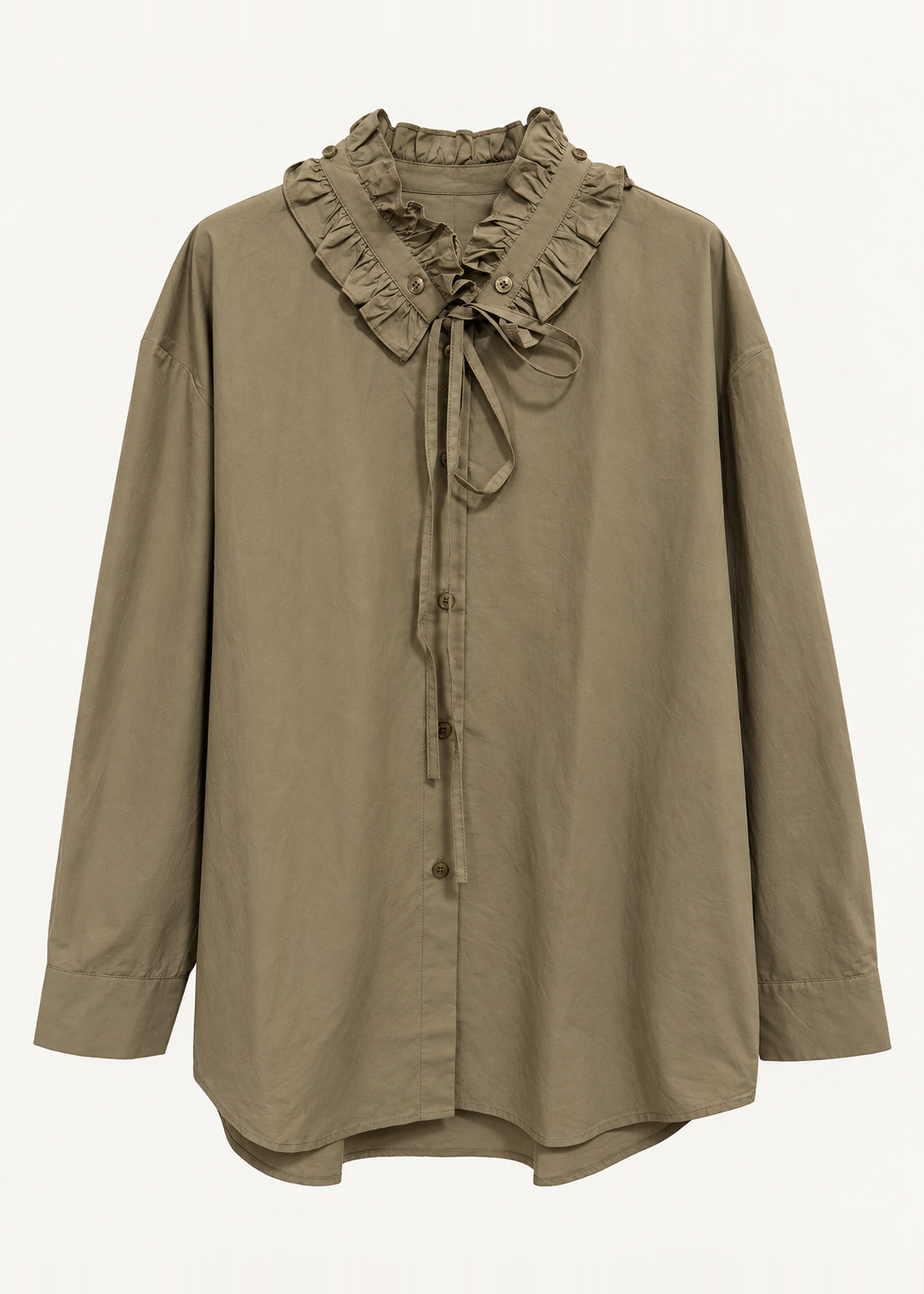 Camisa cuello volante