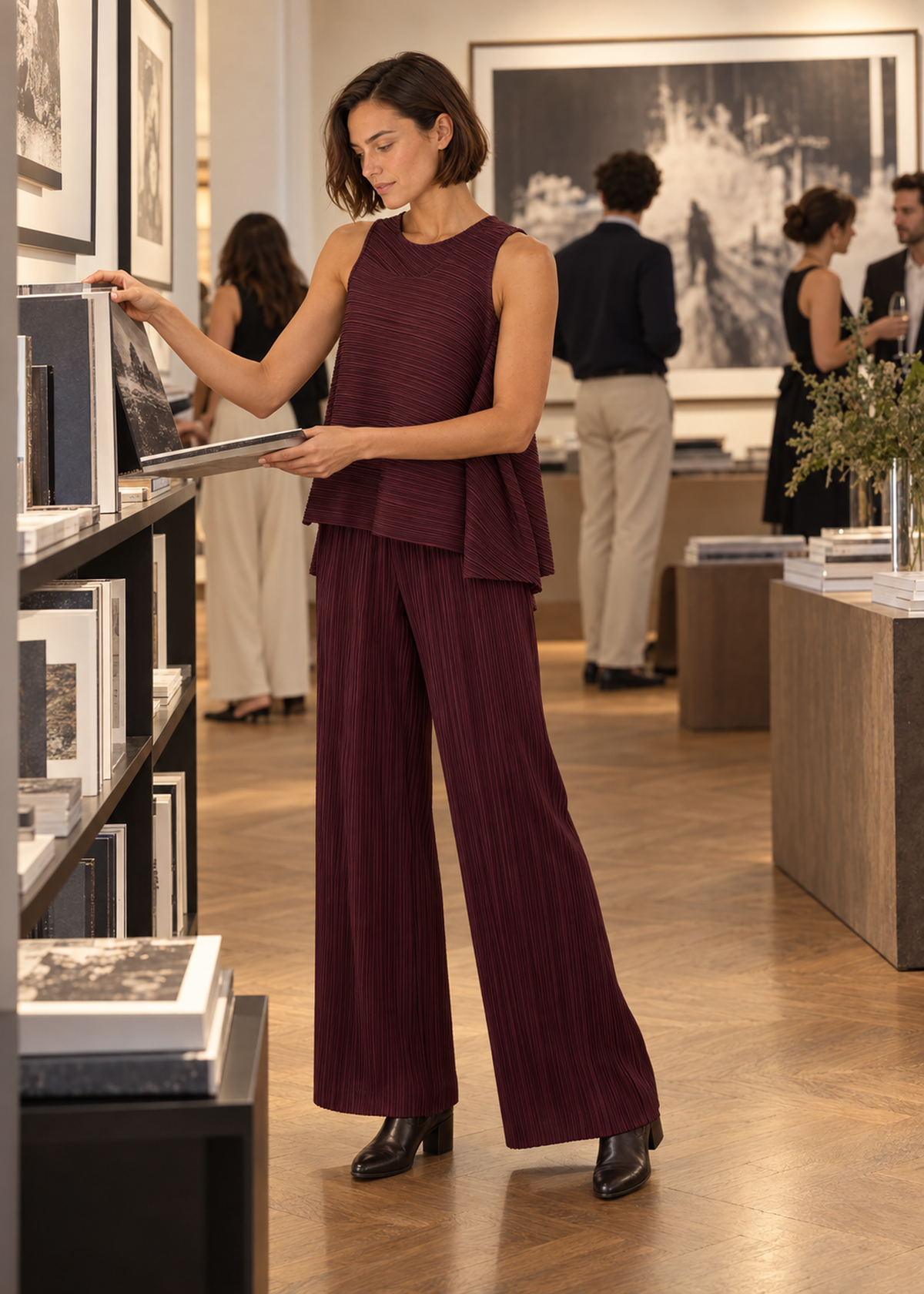 Pleated top