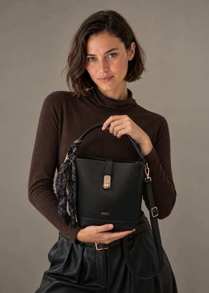 Bolso efecto piel