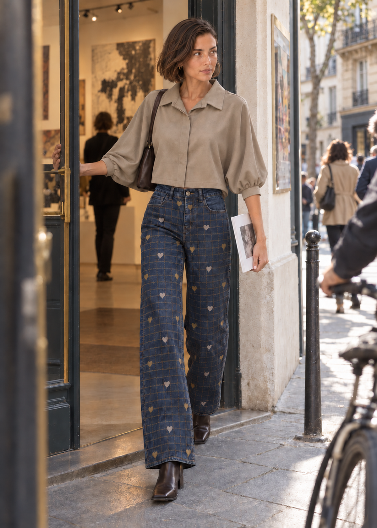 Camisa oversize corta