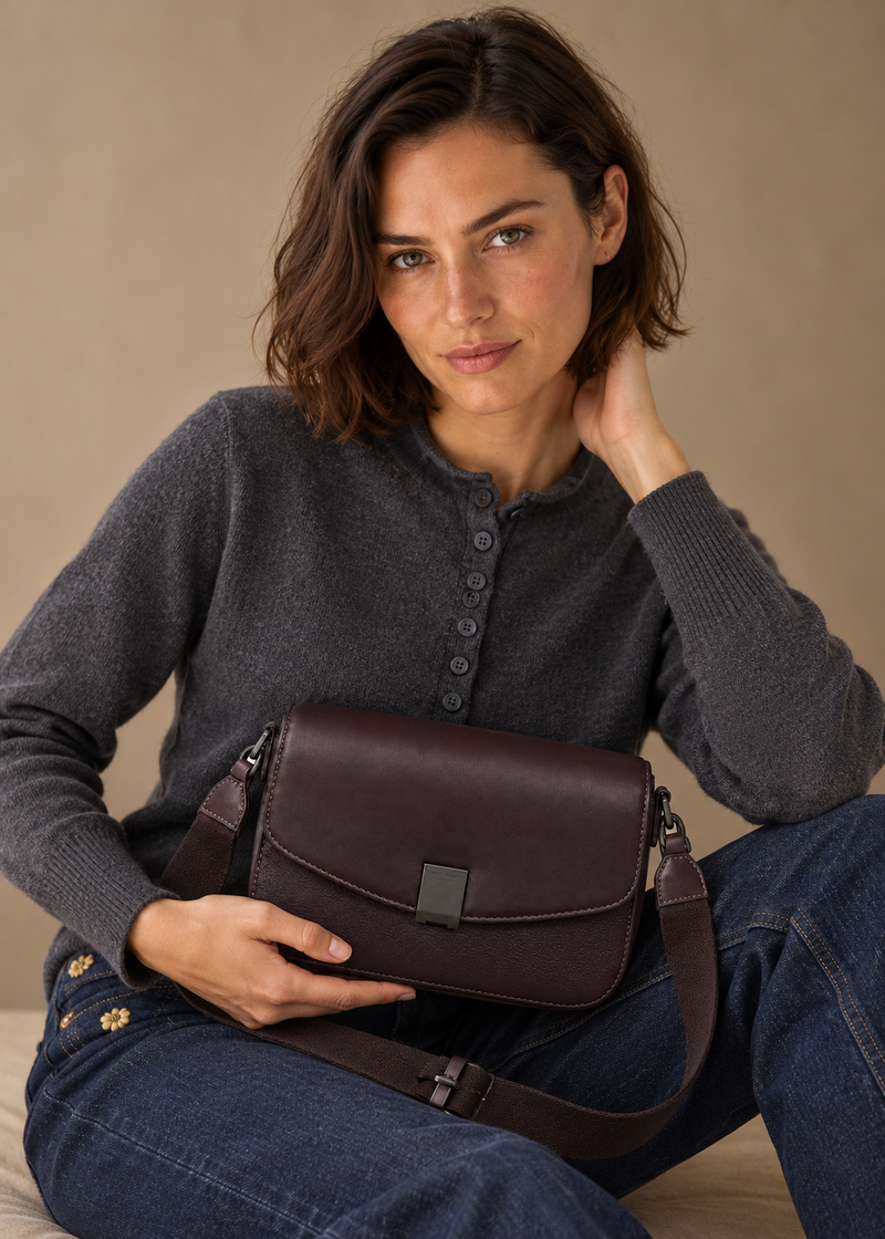 Bolso efecto piel