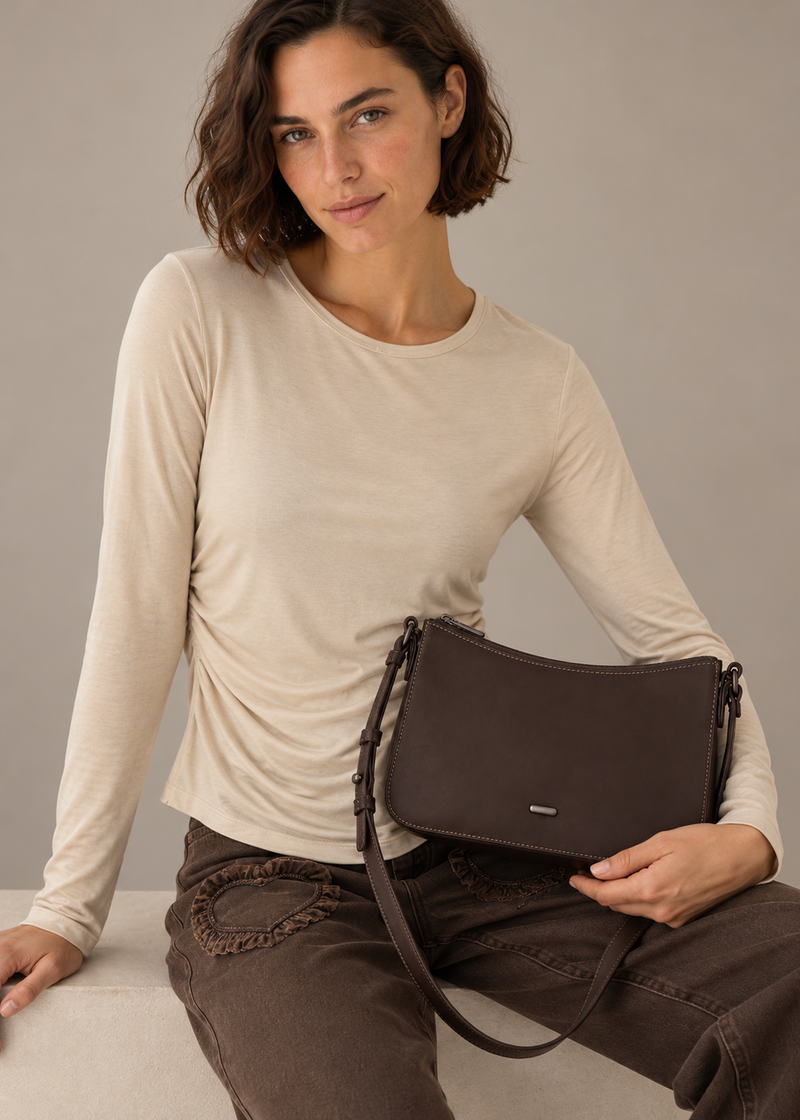Bolso efecto piel