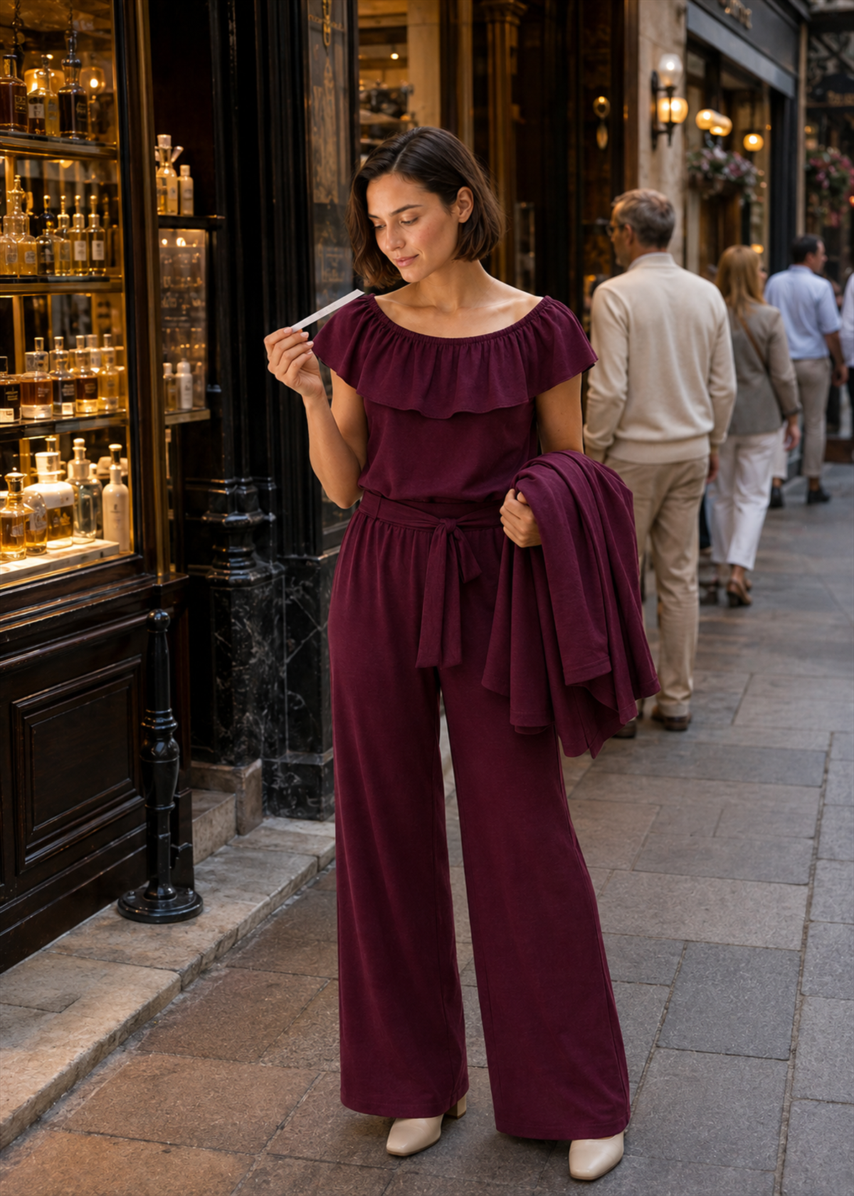 Flowy ruffle blouse