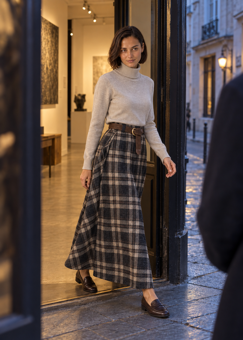 Plaid skirt