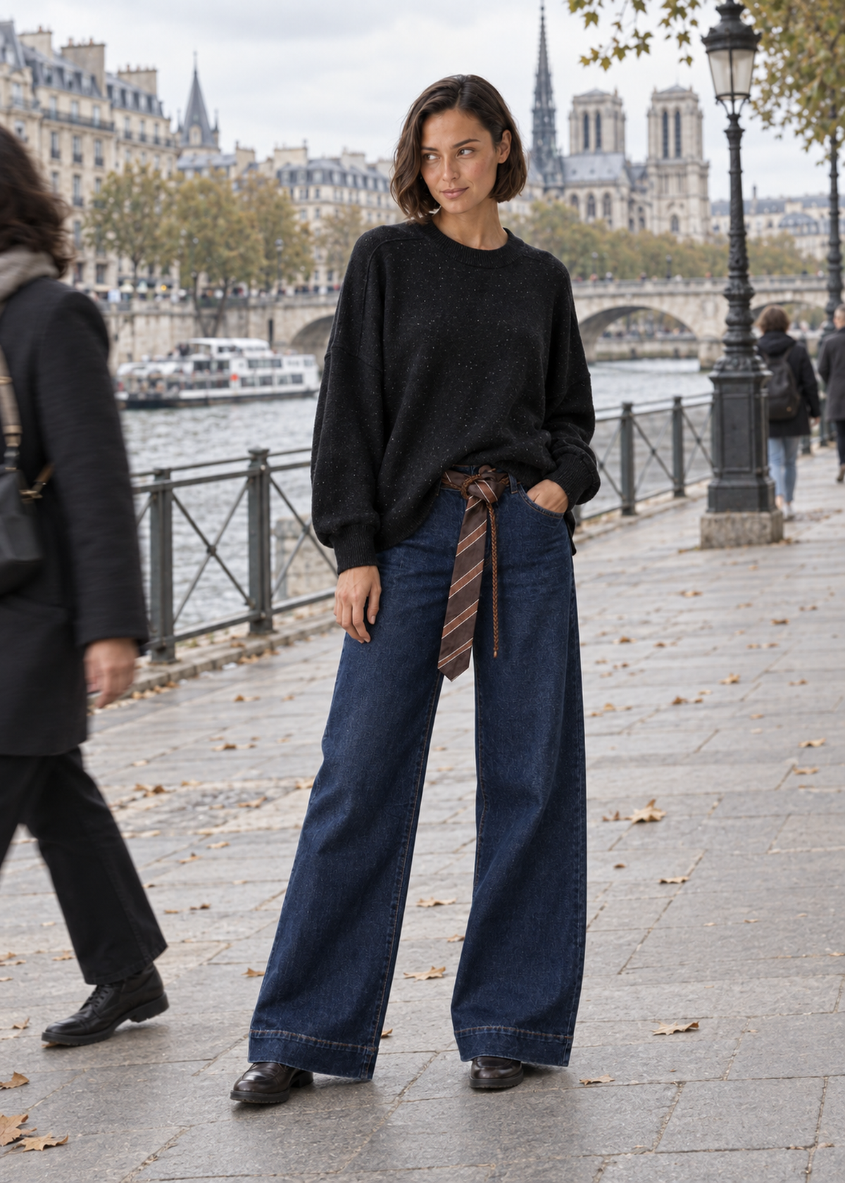 Jersey lamé oversize