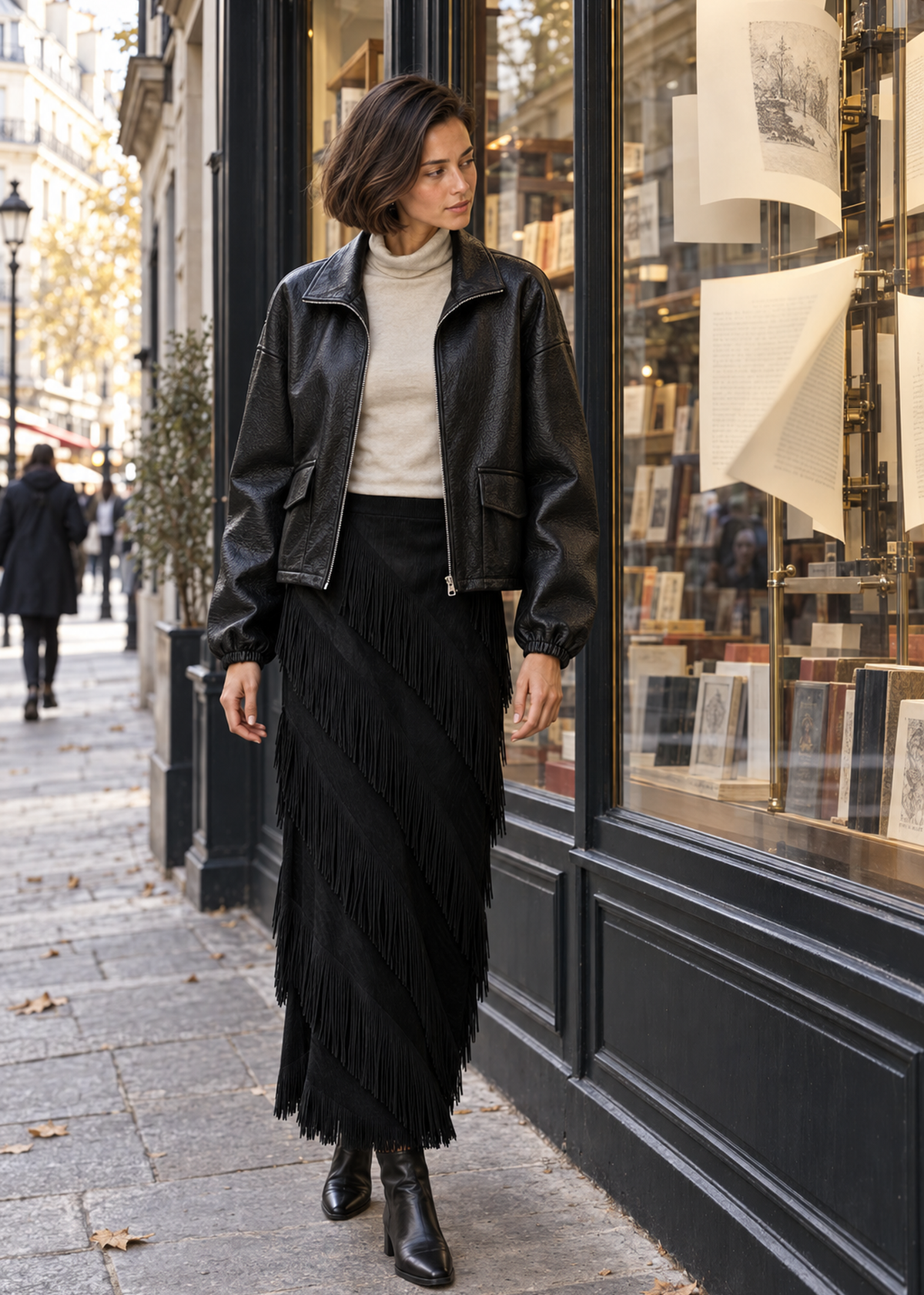 Fringe skirt