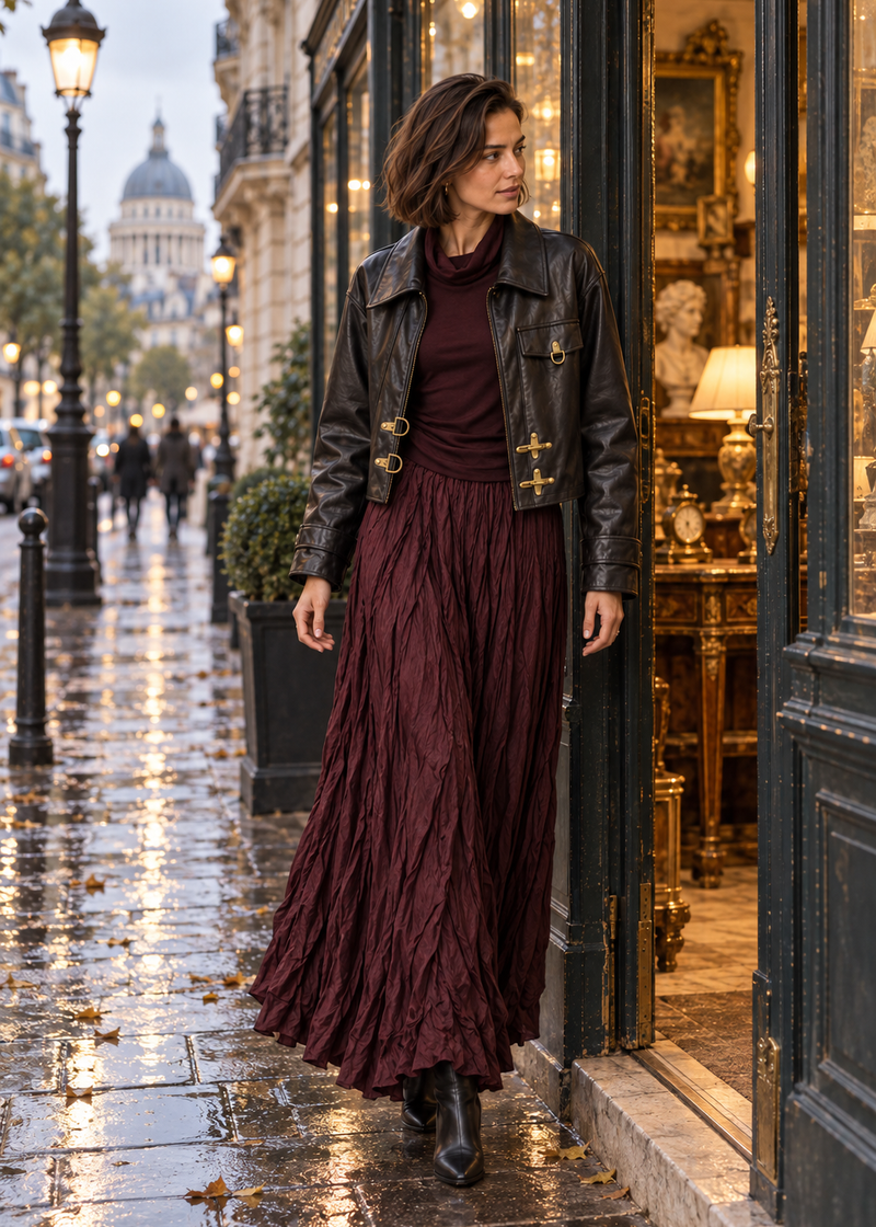 Pleated skirt