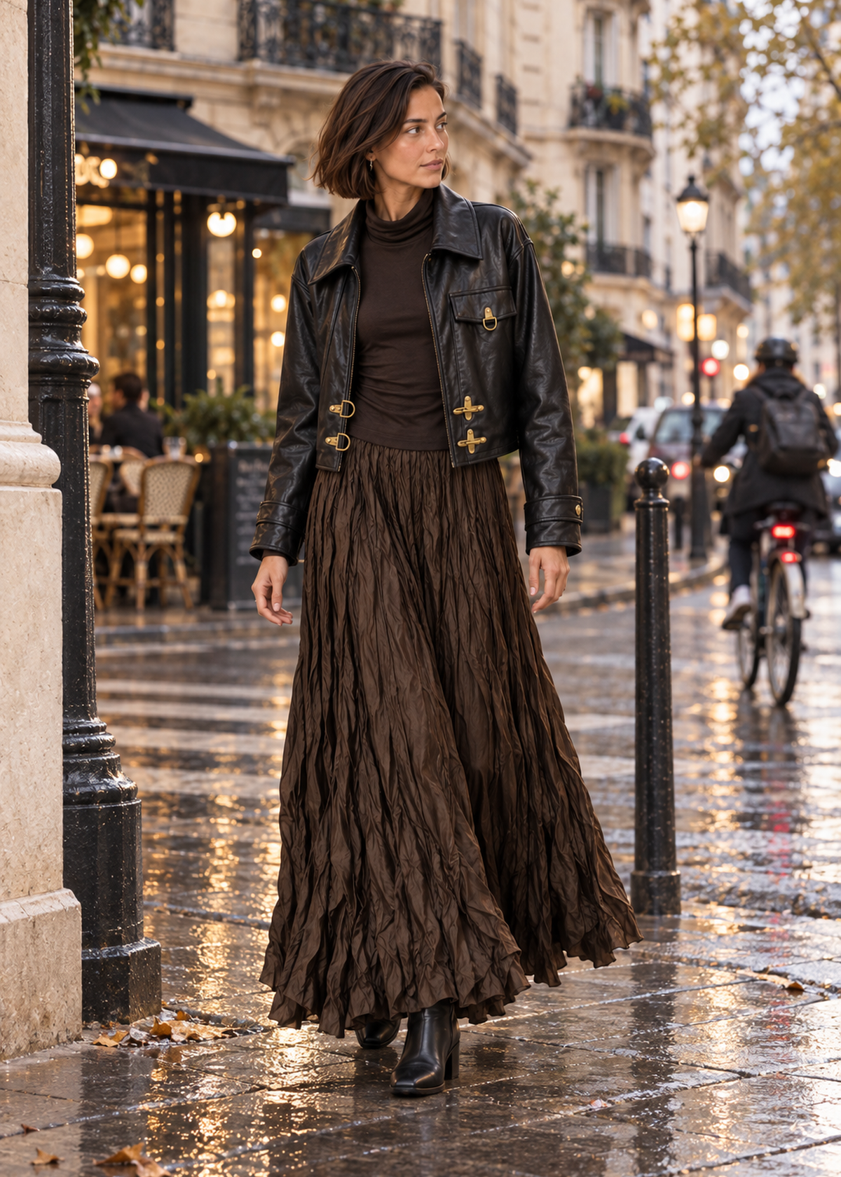 Pleated skirt