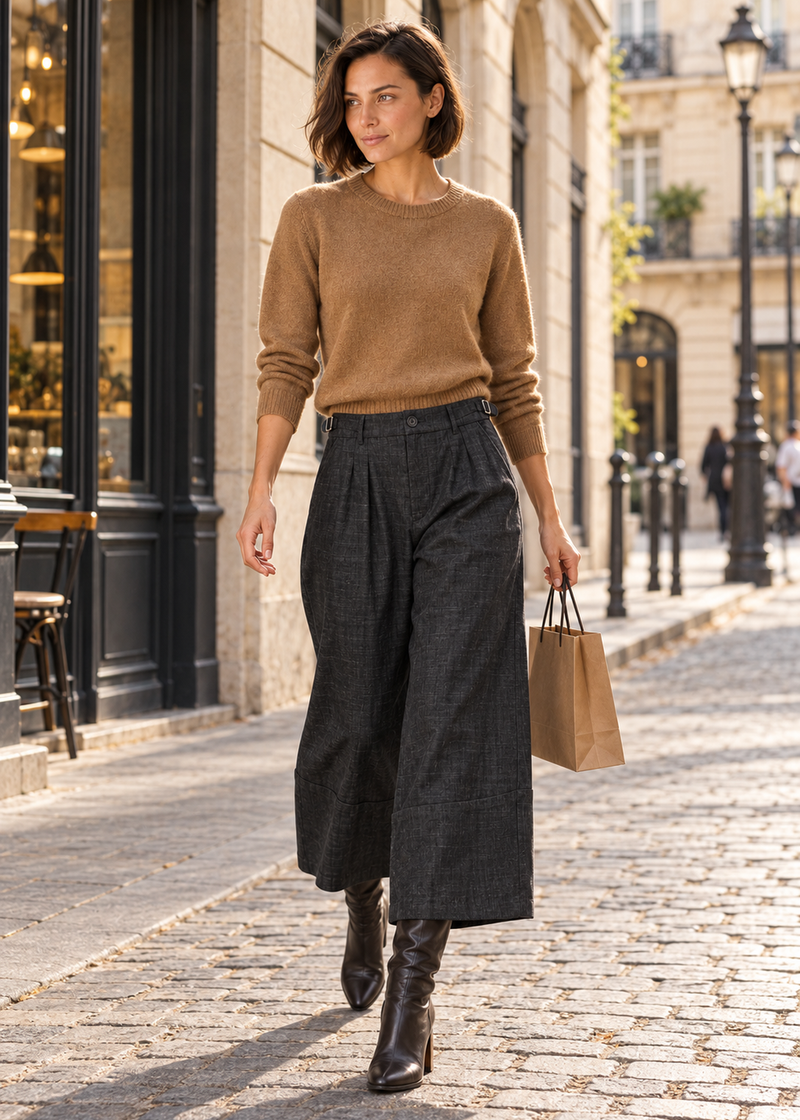 Pantalones anchos