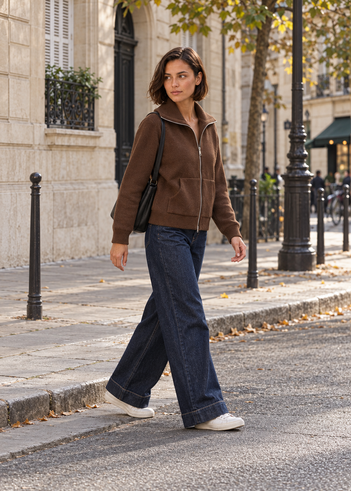 Chaqueta tricot cremallera