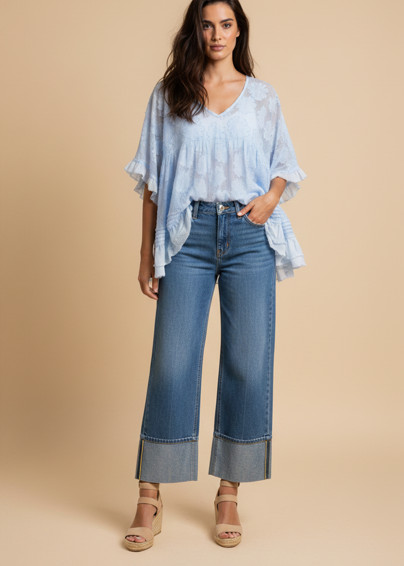 Blusa devoré