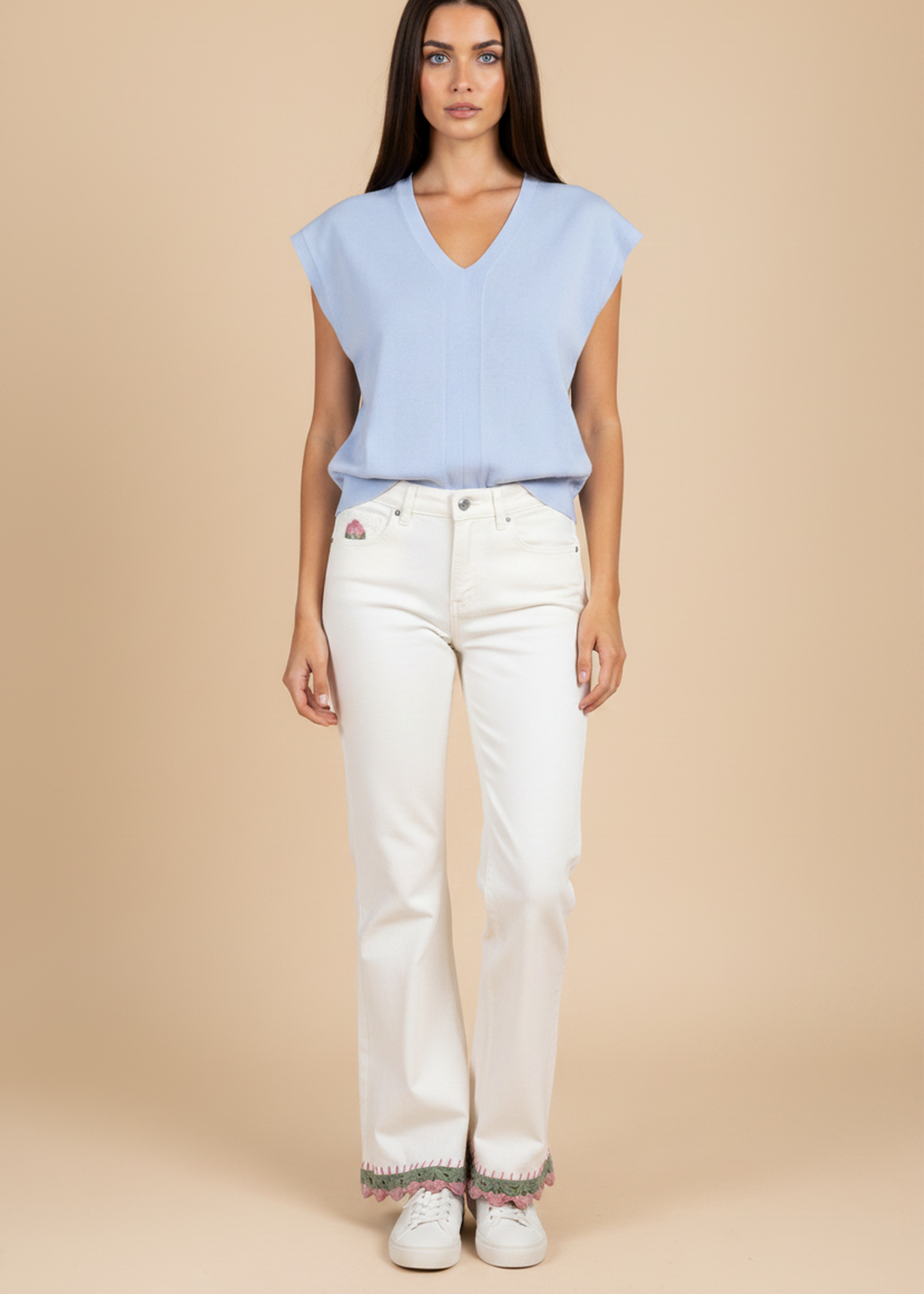 Jersey cuello punta