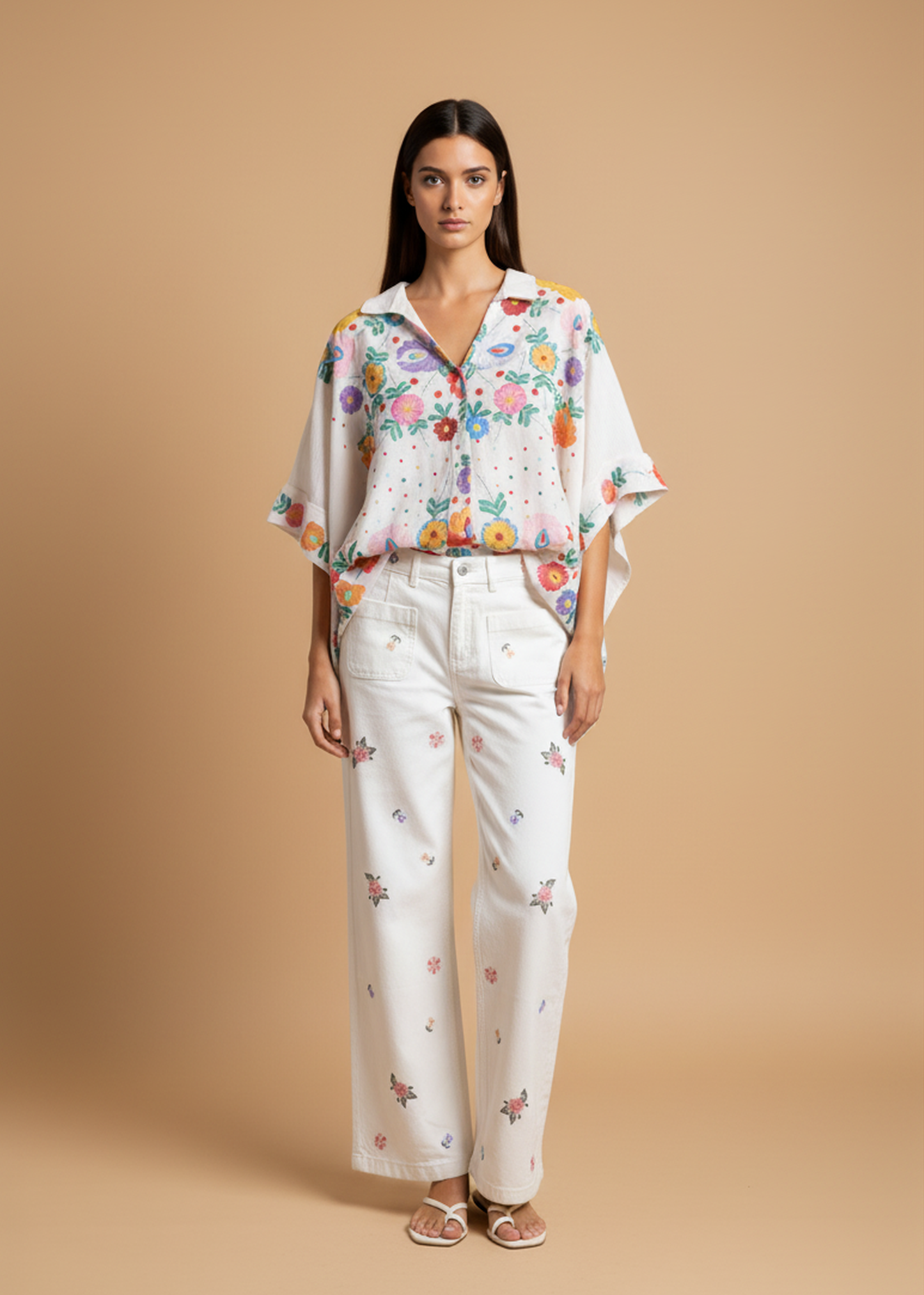 Camisa oversize estampada