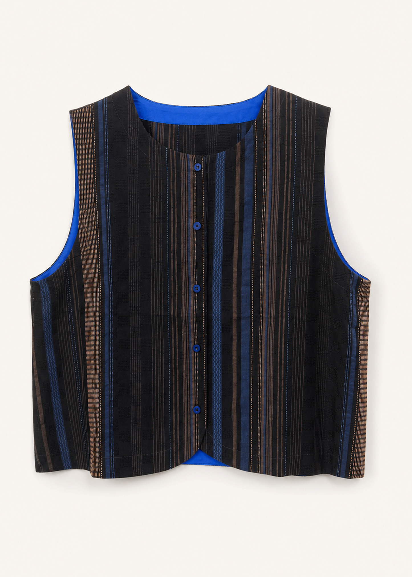 Chaleco rayas tribal