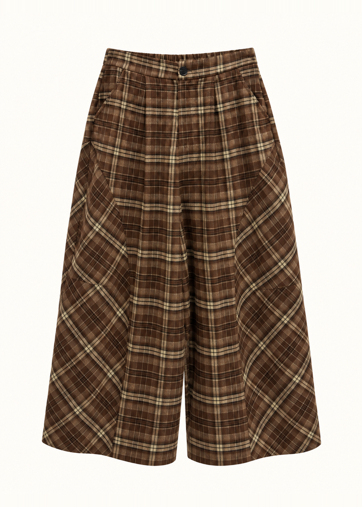 Pantalones cuadros anchos