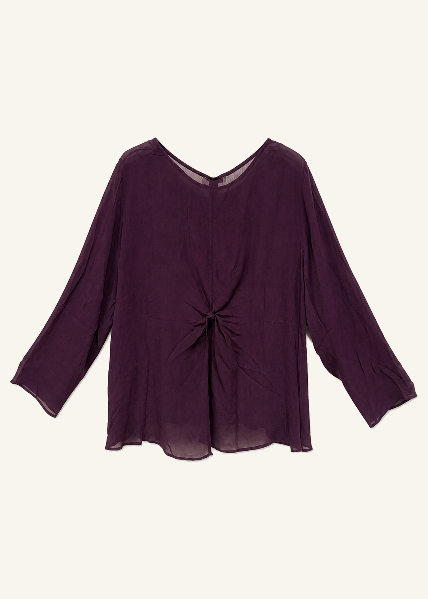 Blusa seda nudo espalda